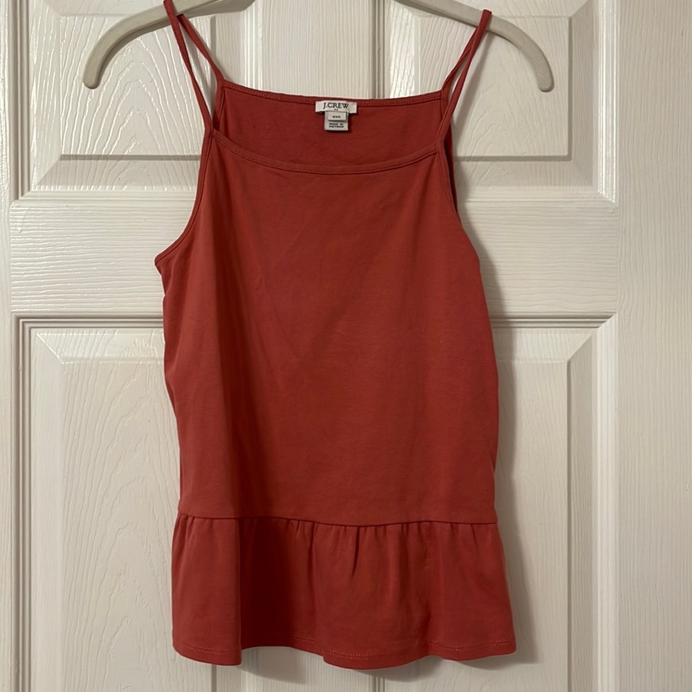 J.Crew tank top. Size XXS - strawberry color